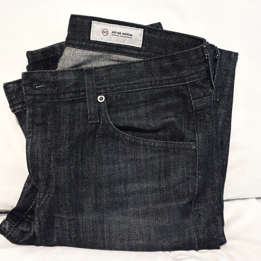 AG Adriano Goldschmied Men's The Graduate Tailored Leg Jean In Jack (31x32)